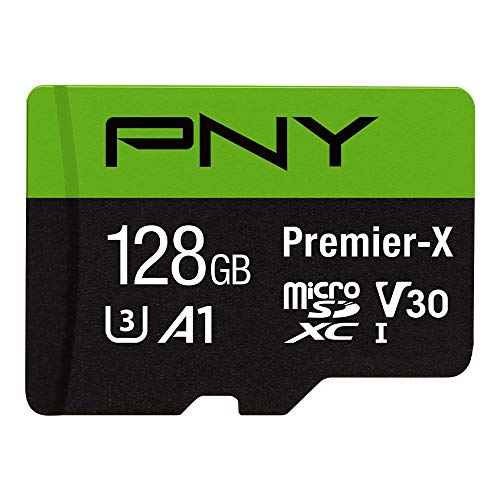 PNY 128GB Premier-X microSDXC Flash Memory Card