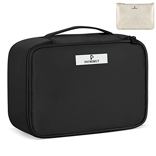 Pocmimut Travel Makeup Bag - Cosmetic Bags for Women