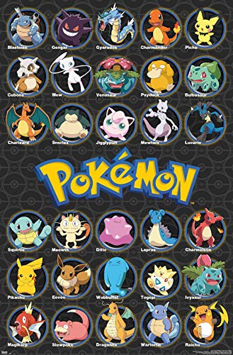 Pokémon All Time Favorites Wall Poster