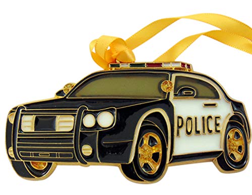 Police Ornament Patrol Car Christmas Tree Decor
