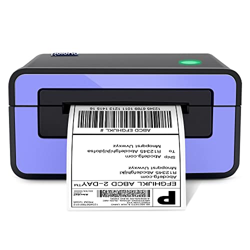 POLONO Label Printer - 150mm/s 4x6 Thermal Label Printer