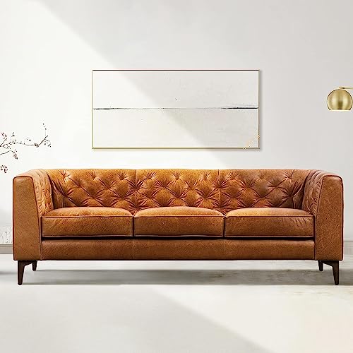 Poly & BARK Essex Leather Couch