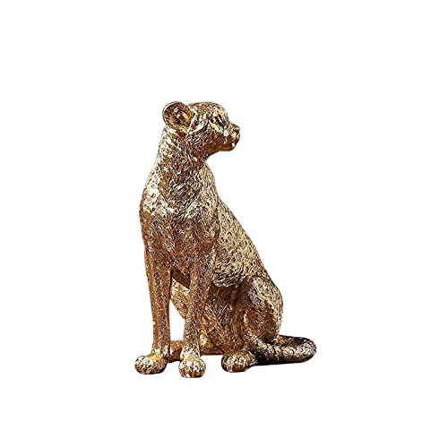 Polyresin Cheetah Figurine Home Décor