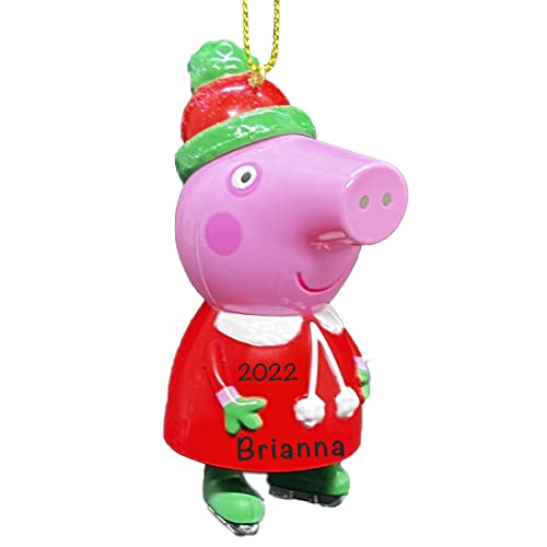 Polyresin Peppa Pig Christmas Ornament