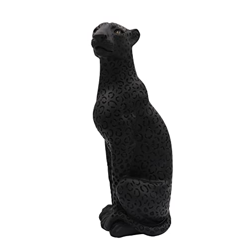 Polyroyal Cheetah Statue - Elegant Black Cheetah Sculpture