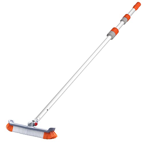 Pool Cleaning Brush with Adjustable Pole