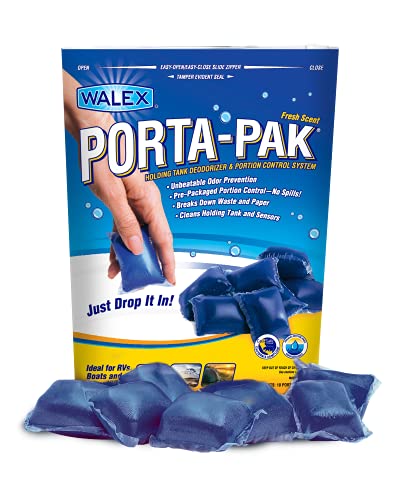 Porta-Pak Holding Tank Deodorizer Drop-Ins: Unbeatable Odor Prevention for RV Toilets