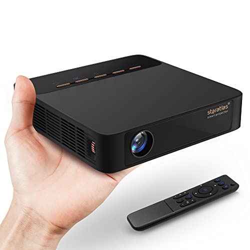 Portable 4K Projector with WiFi 6