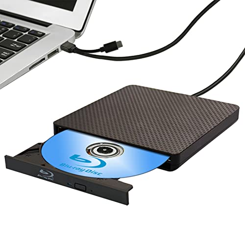 Portable Blu-ray Drive USB 3.0 and Type-C DVD Burner