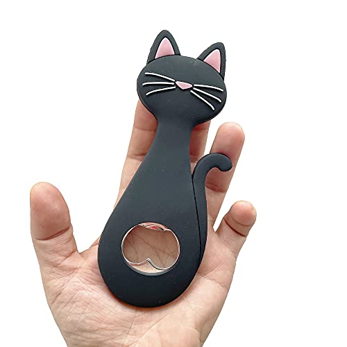 Portable Cat Shaped Magnet Bottle Opener