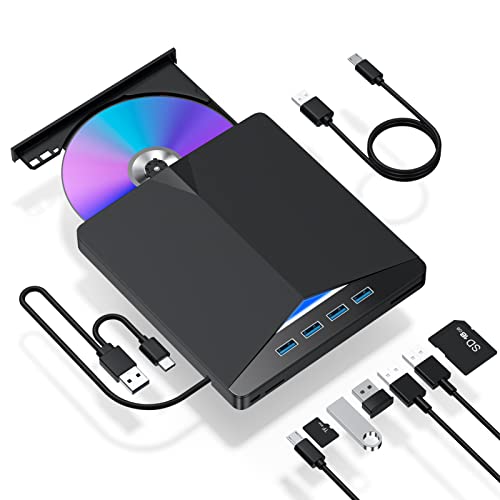 Portable CD/DVD Drive for Laptop with USB 3.0