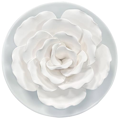 Portable Ceramic Passive Diffuser for Essential Oil - White Hibiscus