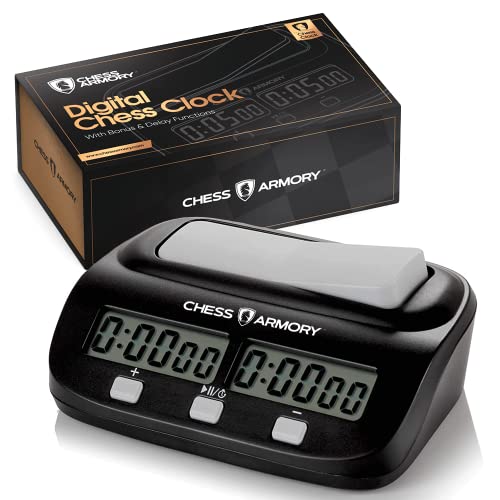 Portable Digital Chess Clock with Bonus Time Features