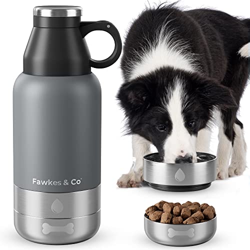 Portable Dog Water Bottle with Bowls