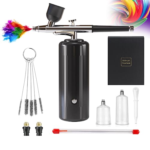 Portable Dual Action Barber Airbrush Compressor