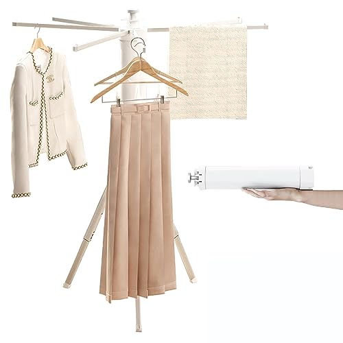 Portable Foldable Tripod Clothes Drying Rack