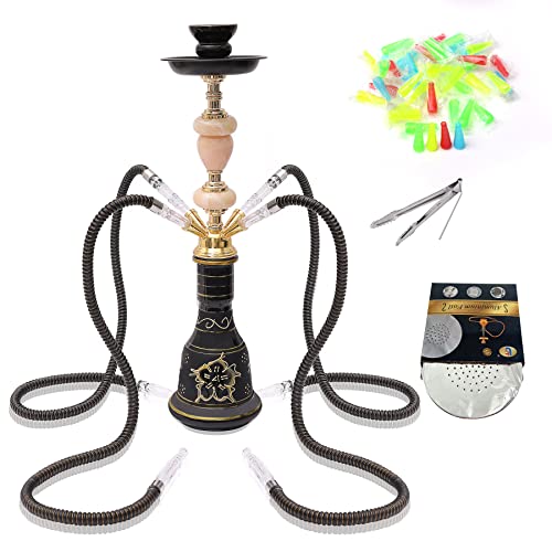 Portable Hookah Set with 4 Hoses