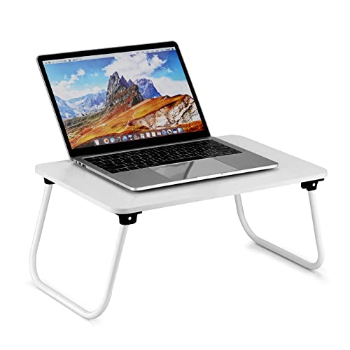 Portable Lap Desk with Folding Legs - White