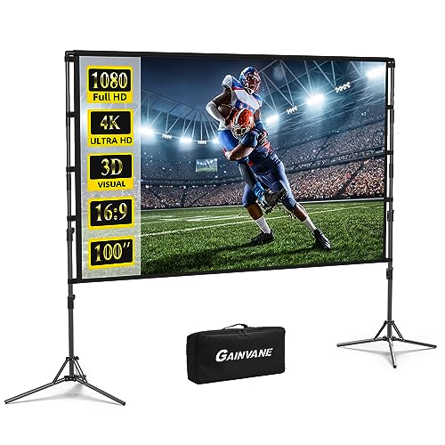 Portable Movie Screen with Stand