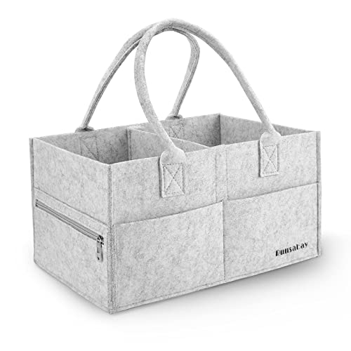 Portable Nursery Essentials Storage Basket for Newborn