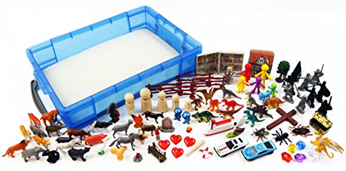 Portable Sand Tray Starter Kit with Miniatures