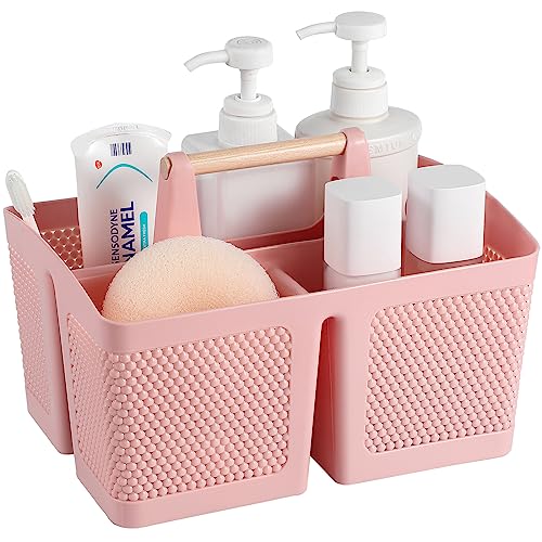 Portable Shower Caddy Basket Organizer - Pink