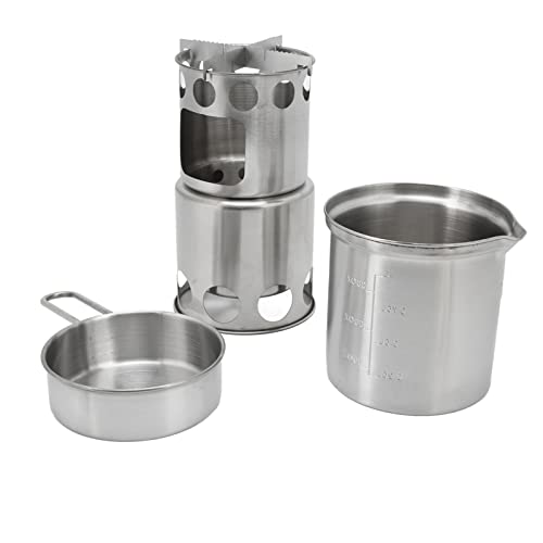 Portable Stainless Steel Camping Cookware Kit