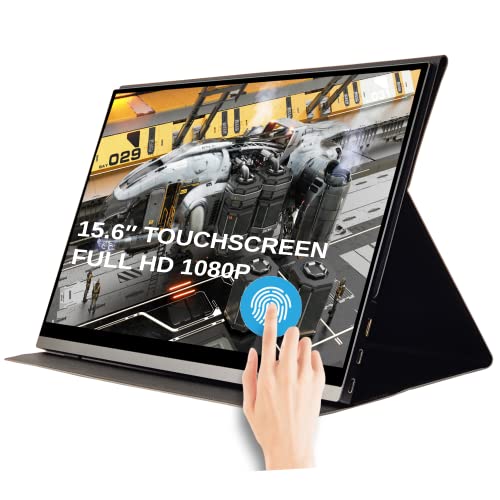 Portable Touchscreen Monitor with 10-Point Multitouch and 1080P Display
