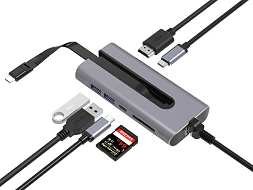 Portable USB-C Mini Hub Docking Station
