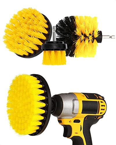 Power Drill Brush Attachment - Grout Cleaner for Tile Floors