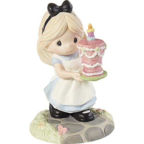 Precious Moments Wishing You A Happy Un-Birthday Alice in Wonderland Figurine White