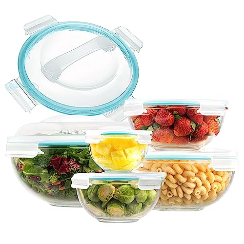 Premium Airtight Glass Food Storage Containers with Lids