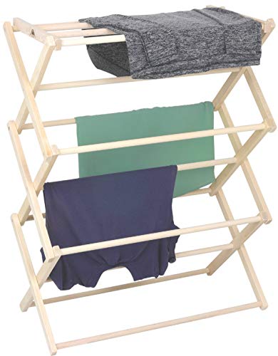Premium American Maple Clothes Drying Rack - Eco-Friendly Laundry Solution