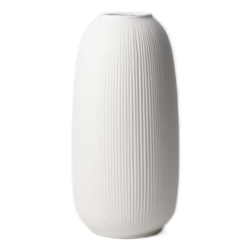 Premium Clay Vase in White