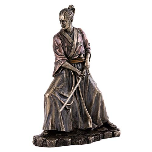 Premium Cold Cast Bronze Samurai Statue