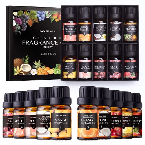 Premium Grade 10-Piece Scented Oil Set