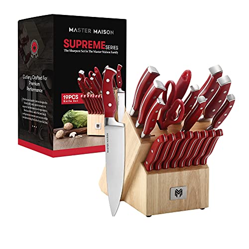Premium Kitchen Knife Set With Block