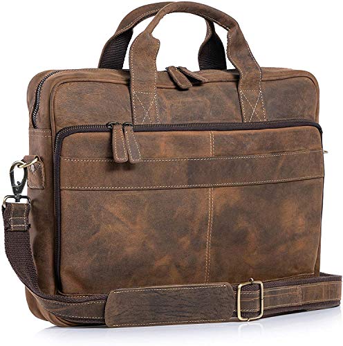 Premium Leather Briefcase for Office and College Use