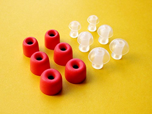 Premium Memory Foam and Noise Isolation Eartips (12pcs)