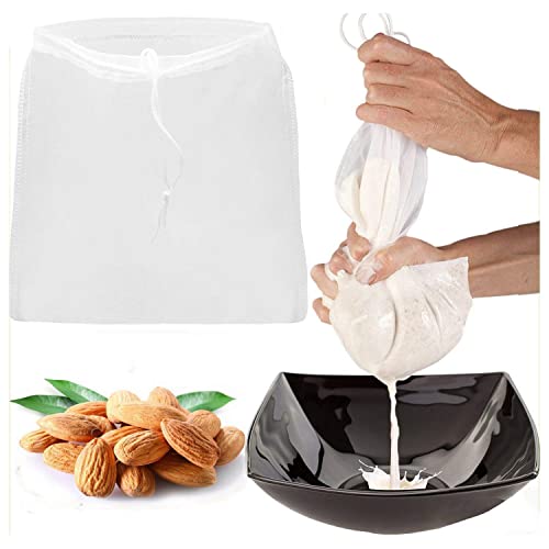 Premium Nut Milk Bag - Reusable Food Strainer