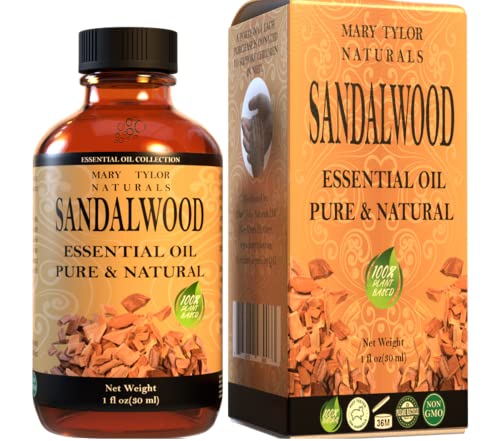Premium Sandalwood Essential Oil (1 oz) - 100% Pure and Natural Aromatherapy Oil
