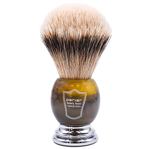 Premium Silvertip Badger Shaving Brush with Brush Stand