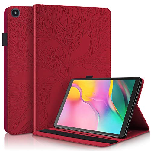 Premium Slim PU Leather Stand Folding Folio Cover for Samsung Galaxy Tab A 10.1 Inch Tablet