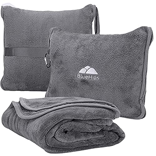 Premium Soft Travel Blanket Pillow