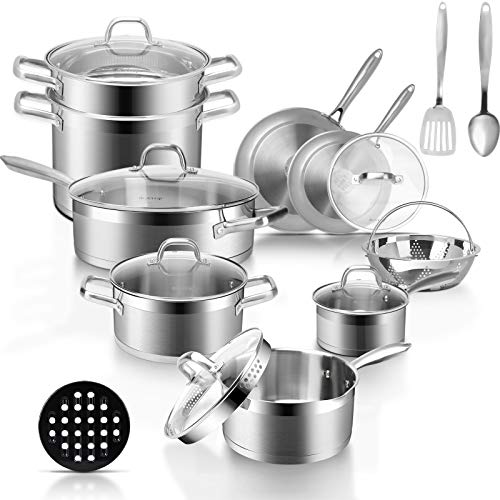 Premium Stainless Steel Cookware Set