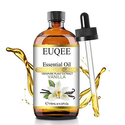 Premium Vanilla Essential Oil - Therapeutic Grade, 118ml Bottle