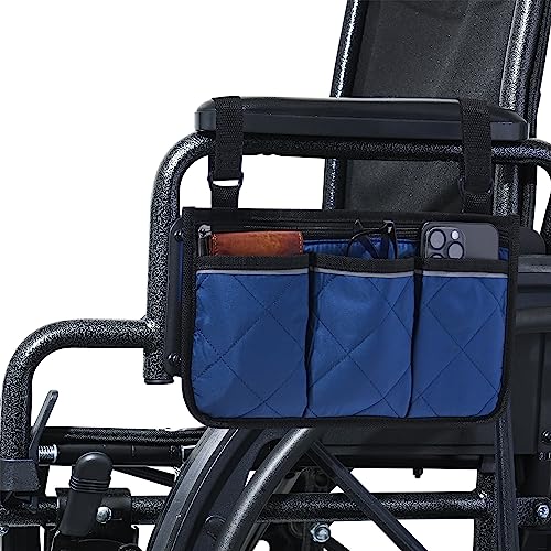 Premium Wheelchair Side Bag with Spacious Compartments and Secure Attachments
