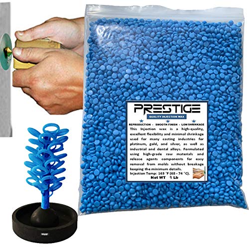 Prestige Injection Wax - Flexible Light Blue Beads