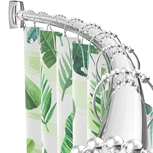 PrettyHome Adjustable Curved Shower Curtain Rod
