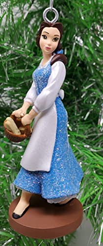 Princess Belle Christmas Ornament - Around 3" Tall (Unique Design)